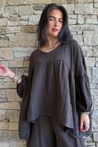 Suri Cushion Cotton Artist Smock Coffee Bean